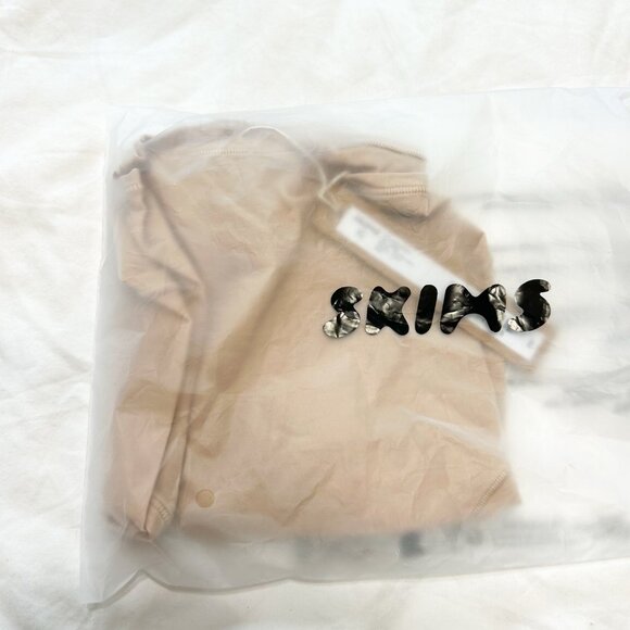 NWT Skims Fits Everybody Full Brief Clay Tan Beige Women’s Size Large - Picture 5 of 5